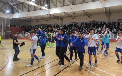 Quim Gassó (esquerre) ha estat l'heroi del Club | Sergi Park